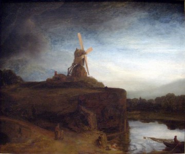 Rembrandt van Rijn Painting - The Mill Rembrandt